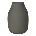 Blomus Colara Vaas 20 cm - Donkergrijs