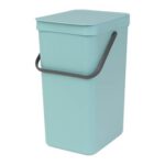 Brabantia Sort & Go Afvalemmer 16 Liter - Mintgroen