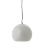 Frandsen Ball Metal Hanglamp Ã 18 cm - Pale Grey Glossy