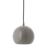 Frandsen Ball Metal Hanglamp Ã 18 cm - Warm Grey Glossy