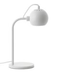 Frandsen Ball Single Metal Tafellamp Ã 12 cm - White Matt