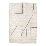 HKliving Vloerkleed - CrÃ¨me/ Charcoal