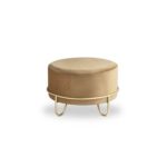 Lifa Living Daisy Poef - Goud