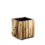 Luca Lifestyle Marrone Acacia Cube Bloempot
