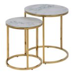 Vestbjerg Haike Bijzettafel Set van 2 - Wit