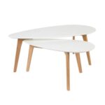Vestbjerg Hanne Bijzettafel/Salontafel Set van 2