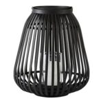 Villa Collection Bamboe Lantaarn H 35 cm - Zwart